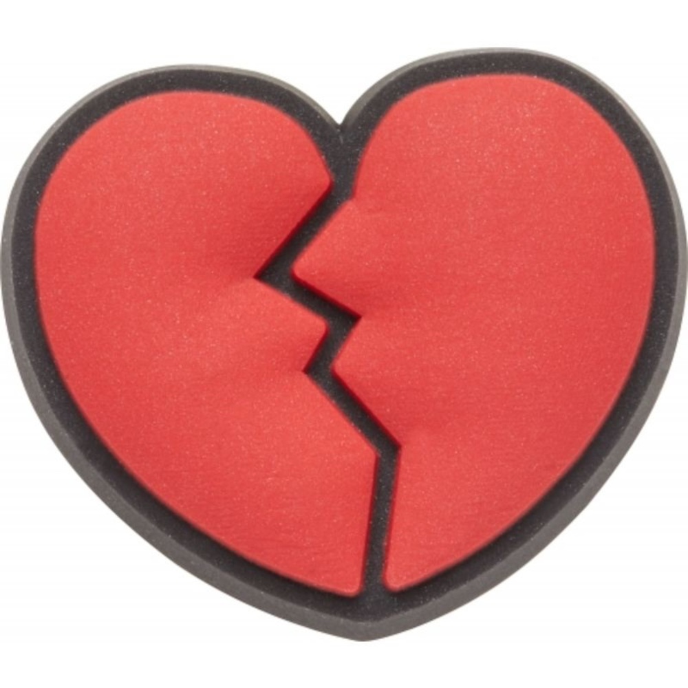 Broken heart crocs jibbitz